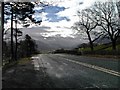 NY2822 : Stormy day on the road past Castlerigg by JohnDal