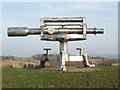 Monument on Coast to Coast Cycleway in Consett