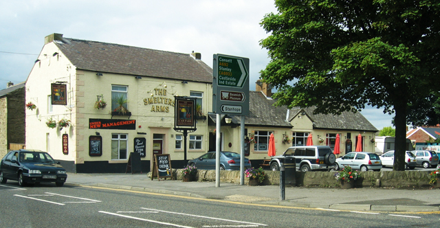 The Smelters Arms at Castleside crossroads