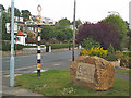 Stone and signpost, Otley Road, Eldwick