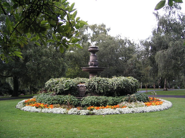 Fountain in Priory Park Hornsey