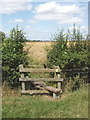 Stile on footpath near Towersey