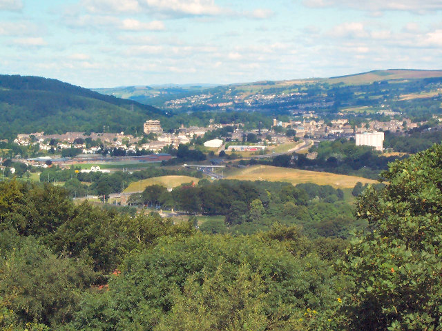Aire Valley from viewpoint above Moorhead