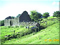 Ruins of old farm and buildings on the Begwns