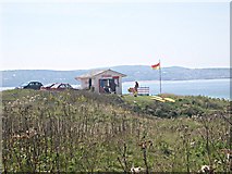 SW5741 : Lifeguard station on Gwithian Towans by Tony Atkin