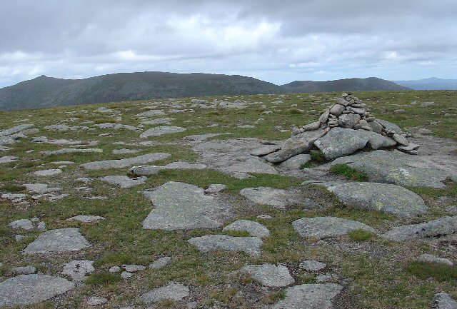 Summit cairn of Carn a' Choire Bhoidheach
