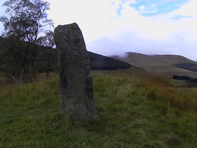 Standing stone at Spittal of Glenshee