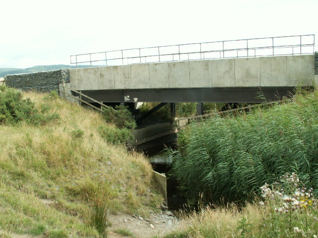 Railway bridge, Dyfi embankment