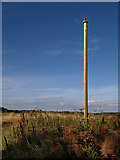 SC4195 : Windsock pole - Closelake. Isle of Man. by Andy Radcliffe