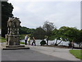 Fountain at south end of Sefton Park Lake