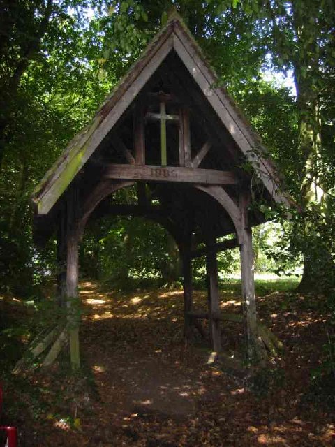 Lych Gate entrance to the cemetery East Lane