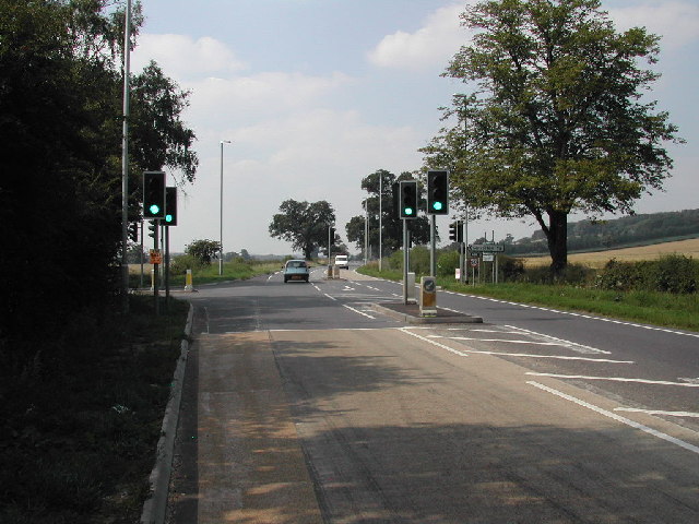 Junction of  Epperstone Bypass and Moor Lane