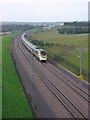 Eurostar train near Ashford