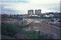 Docklands Light Railway under construction at Lewisham