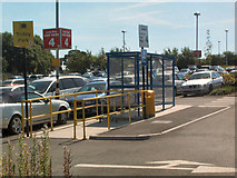 SE2341 : Long stay car park, Leeds Bradford Airport by David Spencer