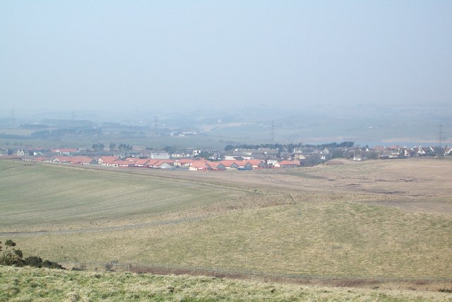 Kingseat from Hill of Beath hill