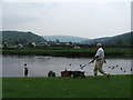 River Wharfe at Burnsall, Y Dales.