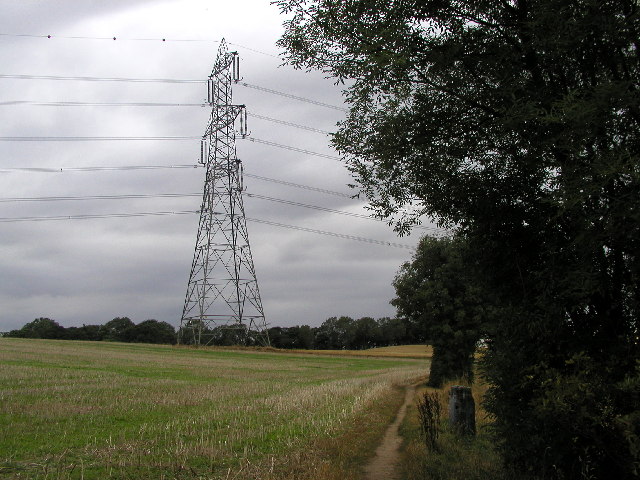 Power Lines near footpath
