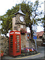 Village Clock. Aberdour, Fife