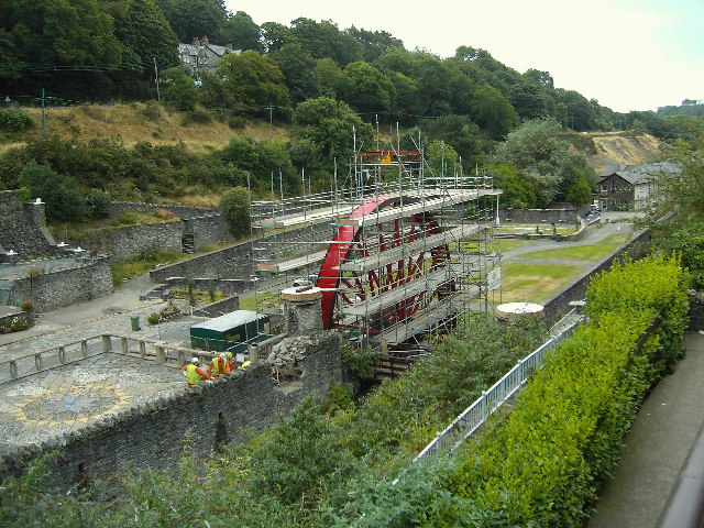 Rebuilding the Snaefell Wheel, Laxey
