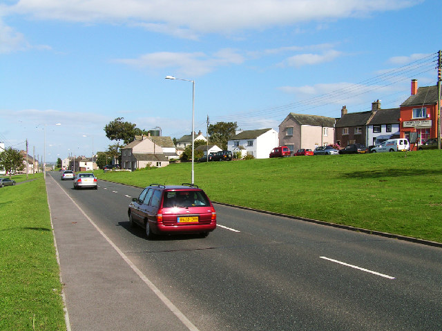 The A596(T) at Crosby