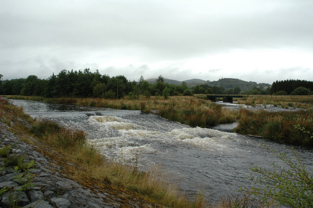 Weir on Afon Tryweryn