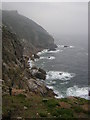 SS1244 : Lundy west coast from the Old battery by Richard Croft