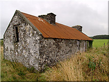 SC2979 : Disused cottage, Archallagan.   Isle of Man. by Andy Radcliffe
