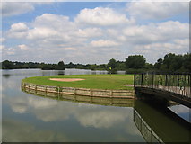 SP2179 : Lake at Ryton End by David Stowell
