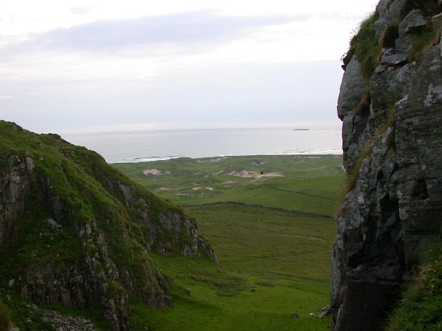 View West from Creag Mhor to beach