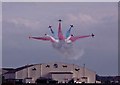 Red Arrows at Mildenhall Air Base