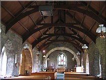 NN9224 : Interior St Bean's Church, Fowlis Wester, Perthshire by Brian D Osborne
