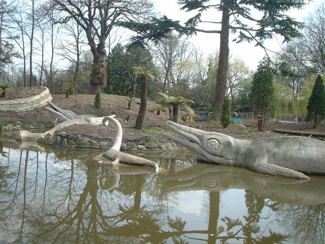 Dinosaurs at Crystal Palace Park