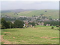 Hayfield from the southwest