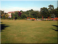 Weeke - playing field, playground and shops