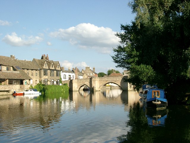 River Great Ouse at St Ives, Cambs