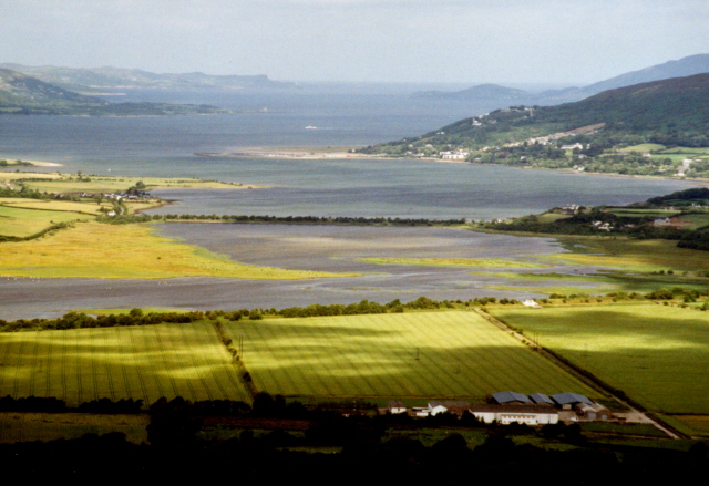 Inch Island and eastern branch of Lough Swilly