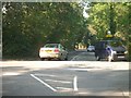 Mini-roundabout in Fairmile Lane