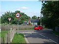 Junction of Cobham Park Road (foreground) and Downside Road