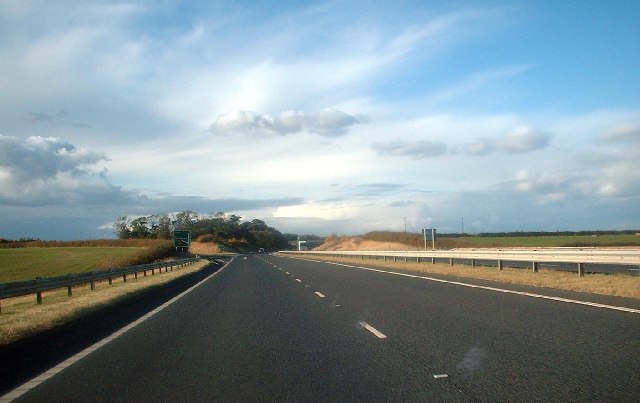 A15/B1206 turn-off © David Wright cc-by-sa/2.0 :: Geograph Britain and ...