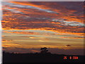 SK2816 : Sunset on Linton Heath by Kerry Adair