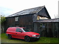 Corrugated iron barn