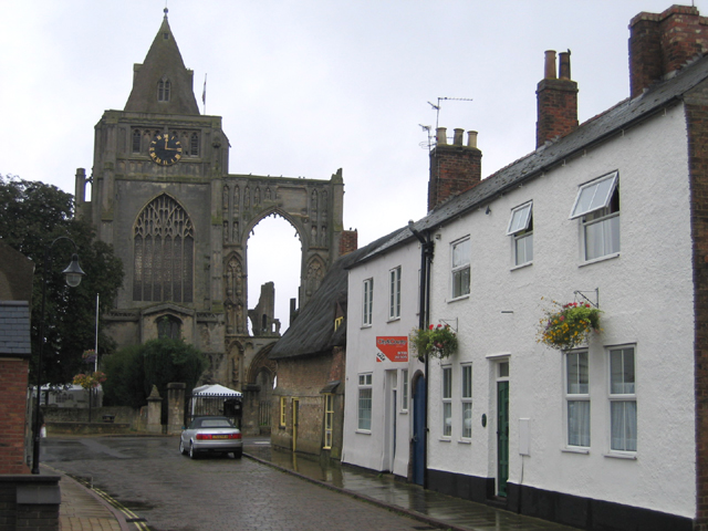 Croyland Abbey, Crowland, Lincs (C) Rodney Burton :: Geograph Britain ...