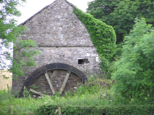 Old corn mill near Ballynasaggart Church of Ireland