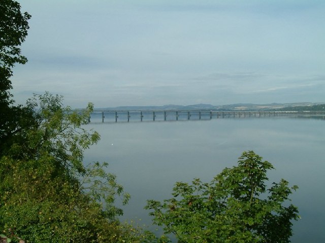 Railway Bridge from Newport vantage point NO4127