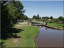 SJ5346 : Quoisley Lock on the Shropshire Union Canal by John Haynes