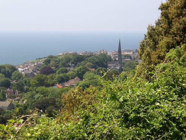 Ventnor from the east.