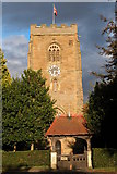 SO8351 : St Peter's Church, Powick by Philip Halling