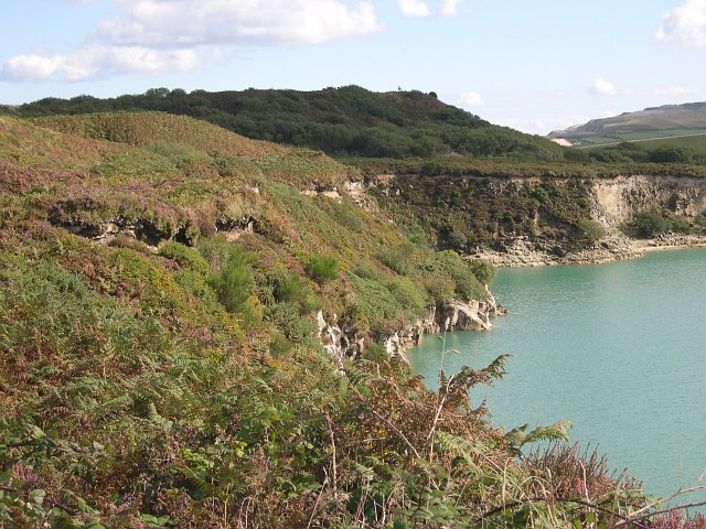 Disused china clay workings