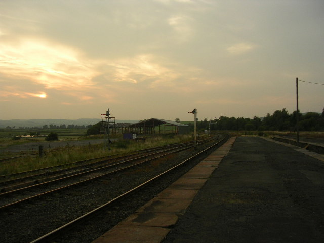 Hellifield Station at Sunset.